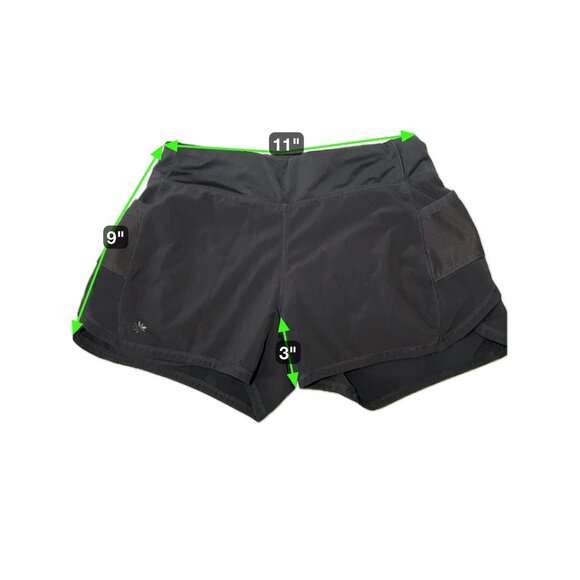 Athleta Girl Record Breaker 3” short Black S/7 - Picture 7 of 7